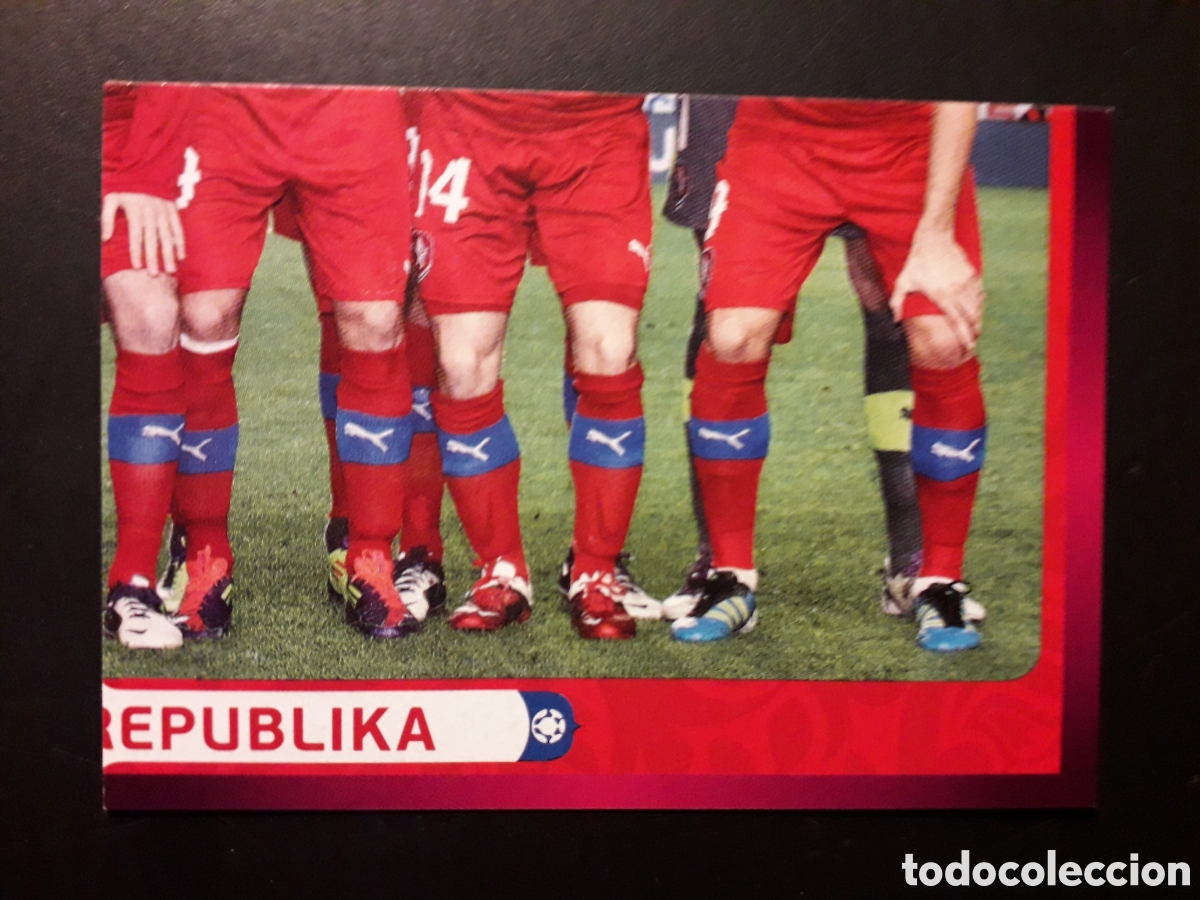 Football Stickers: EQUIPO N&deg; 141 CHEQUIA EURO 2012 POLONIA UCRANIA VERSI&Oacute;N ALEMANA SIN PEGAR PEDIDO M&Iacute;NIMO 3&euro;