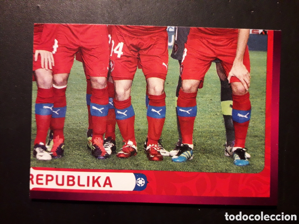Football Stickers: EQUIPO N&deg; 141 CHEQUIA EURO 2012 POLONIA UCRANIA VERSI&Oacute;N ALEMANA SIN PEGAR PEDIDO M&Iacute;NIMO 3&euro;