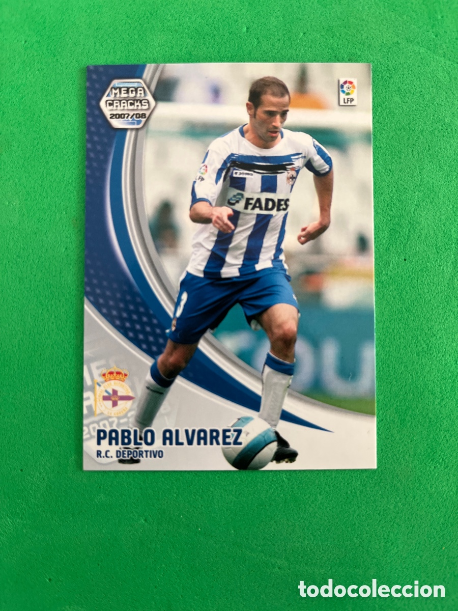 Cromos de F&uacute;tbol: PABLO ALVAREZ 102 DEPORTIVO DE LA CORU&Ntilde;A MGK 2007 2008 MEGACRACKS 07 08 PANINI PERFECTO ESTADO