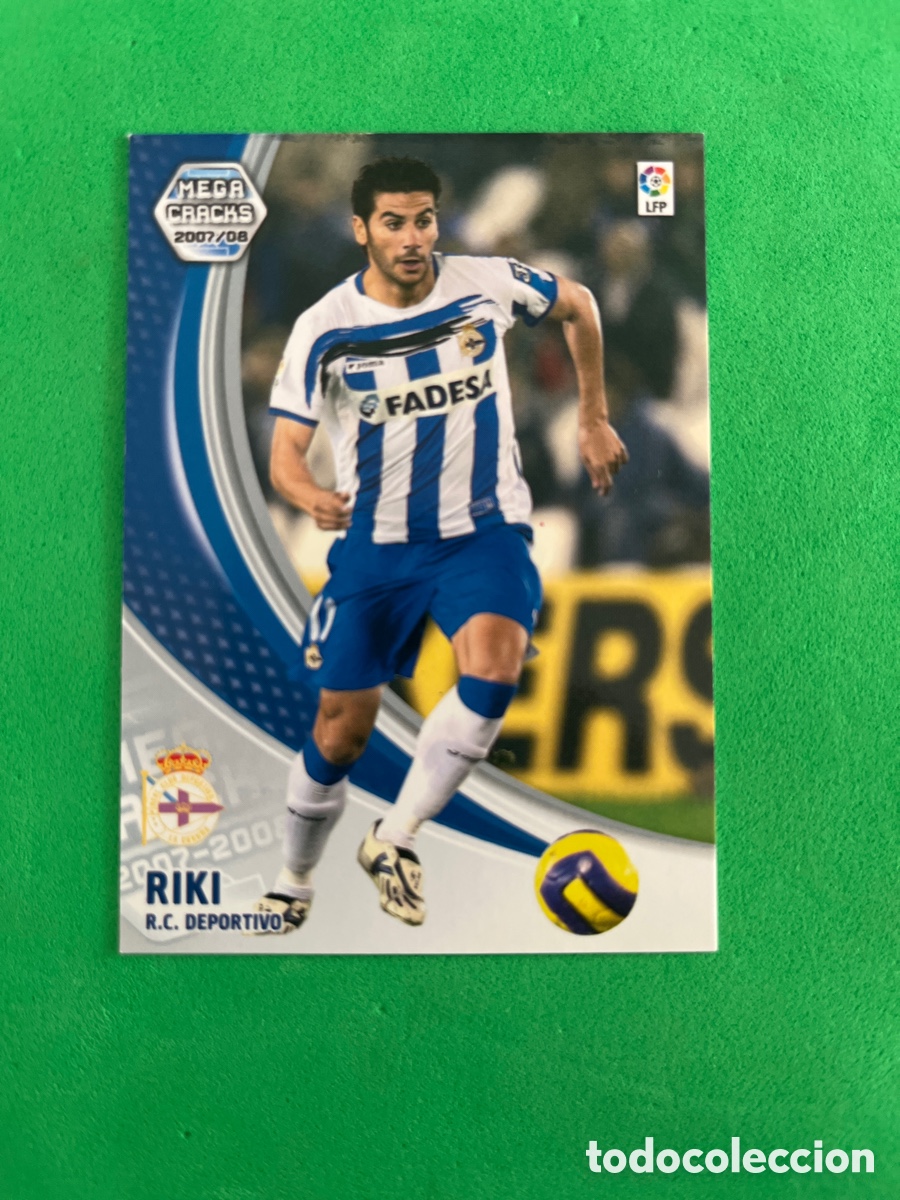 Cromos de F&uacute;tbol: RIKI 106 DEPORTIVO DE LA CORU&Ntilde;A MGK 2007 2008 MEGACRACKS 07 08 PANINI PERFECTO ESTADO