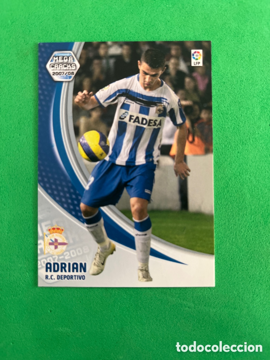 Cromos de F&uacute;tbol: ADRIAN 108 DEPORTIVO DE LA CORU&Ntilde;A MGK 2007 2008 MEGACRACKS 07 08 PANINI PERFECTO ESTADO