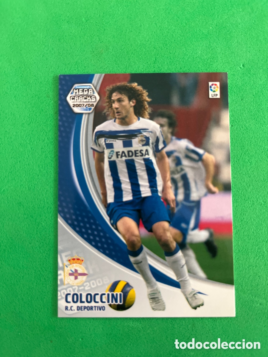 Cromos de F&uacute;tbol: COLOCCINI 96 DEPORTIVO DE LA CORU&Ntilde;A MGK 2007 2008 MEGACRACKS 07 08 PANINI NUEVO EN PERFECTO ESTADO