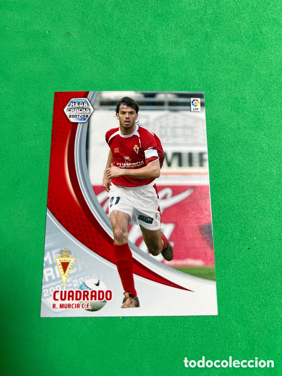 Cromos de F&uacute;tbol: CUADRADO 202 REAL MURCIA MGK 2007 2008 MEGACRACKS 07 08 PANINI PERFECTO ESTADO