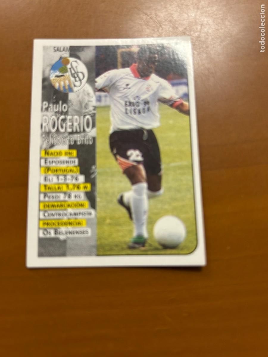 Fu&szlig;ball-Sticker: panini 98 99 n&ordm; 267 rogerio salamanca nuevo no pegado