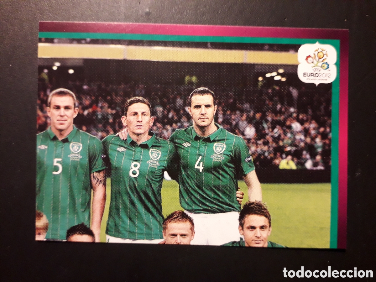 Cartes &agrave; collectionner de Football: EQUIPO N&deg; 342 IRLANDA EURO 2012 POLONIA UCRANIA VERSI&Oacute;N ALEMANA SIN PEGAR PEDIDO M&Iacute;NIMO 3&euro;