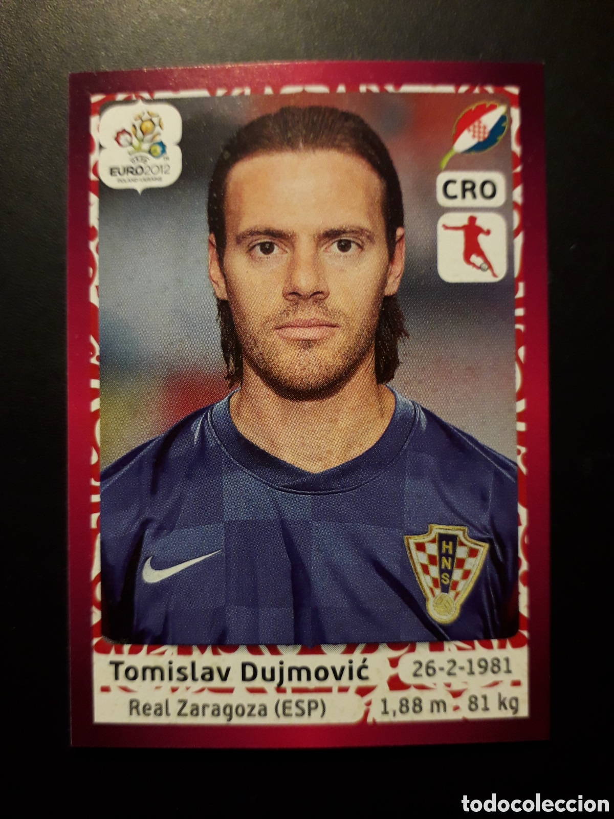 Cromos de f&uacute;tbol: DUJMOVIĆ N&deg; 385 CROACIA EURO 2012 POLONIA UCRANIA VERSI&Oacute;N ALEMANA SIN PEGAR PEDIDO M&Iacute;NIMO 3&euro;