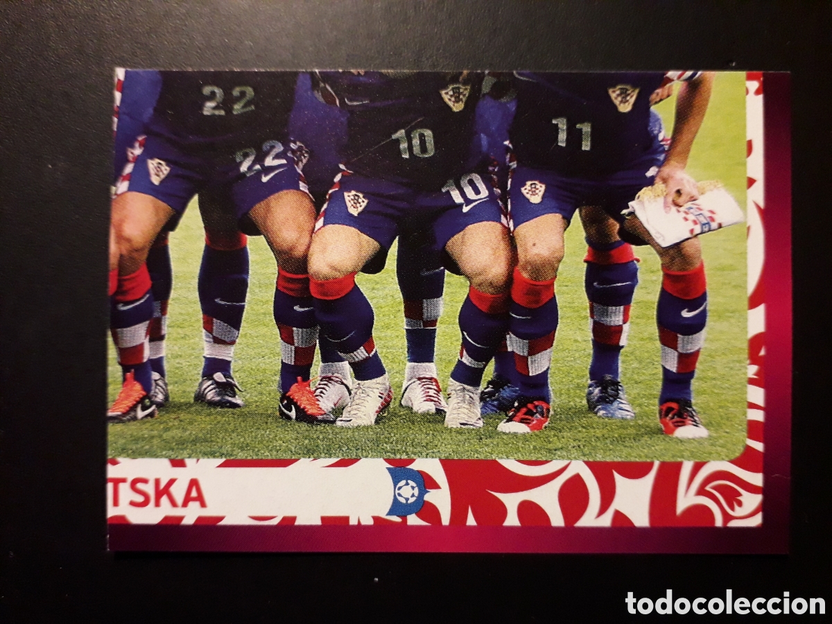Cromos de f&uacute;tbol: EQUIPO N&deg; 373 CROACIA EURO 2012 POLONIA UCRANIA VERSI&Oacute;N ALEMANA SIN PEGAR PEDIDO M&Iacute;NIMO 3&euro;.