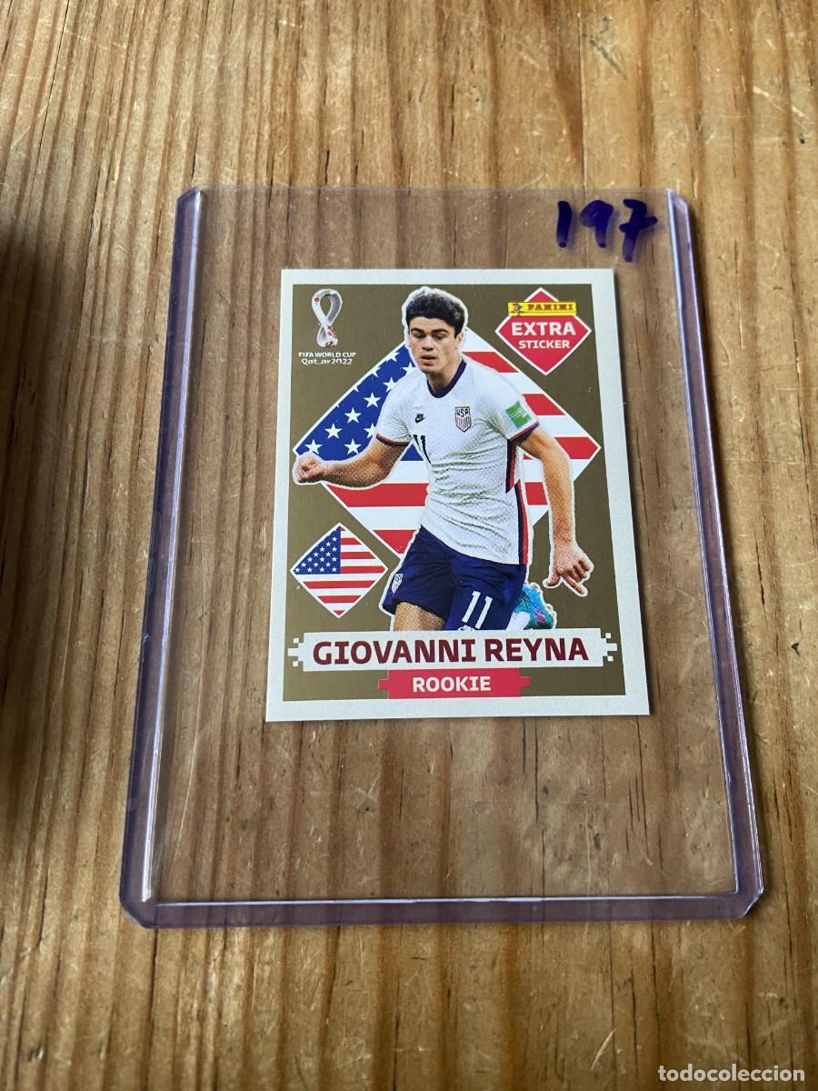 Fu&szlig;ball-Sticker: CROMO SIN PEGAR NUNCA PEGADO ROOKIE EXTRA ORO GOLD STICKER FIFA WORLD CUP QATAR 2022