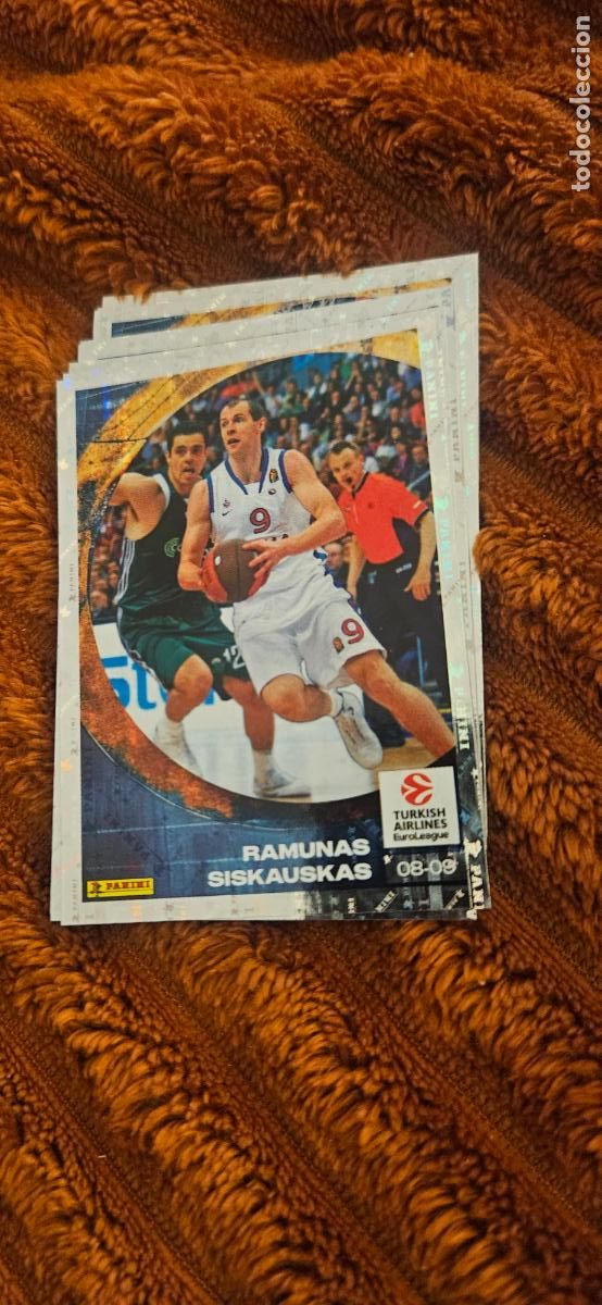 Cartes &agrave; collectionner de Football: 406 siskaukas euroliga euroleague 2024 2025 24 25 sin pegar