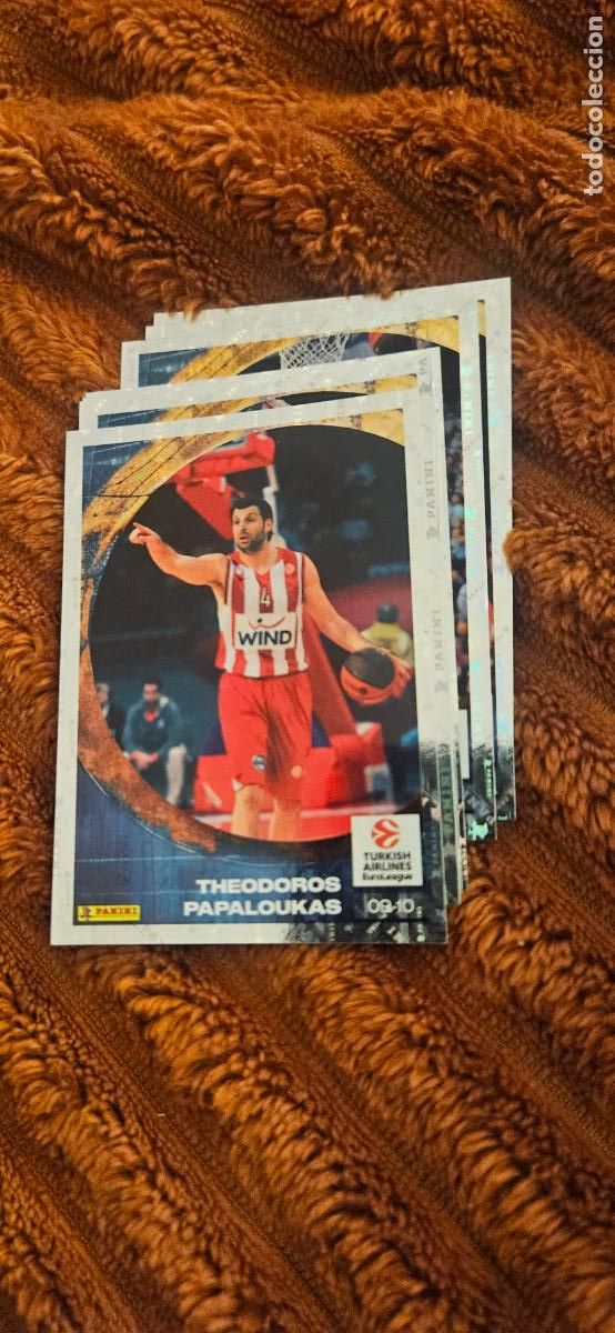 Cartes &agrave; collectionner de Football: 402 papaloukas euroliga euroleague 2024 2025 24 25 sin pegar