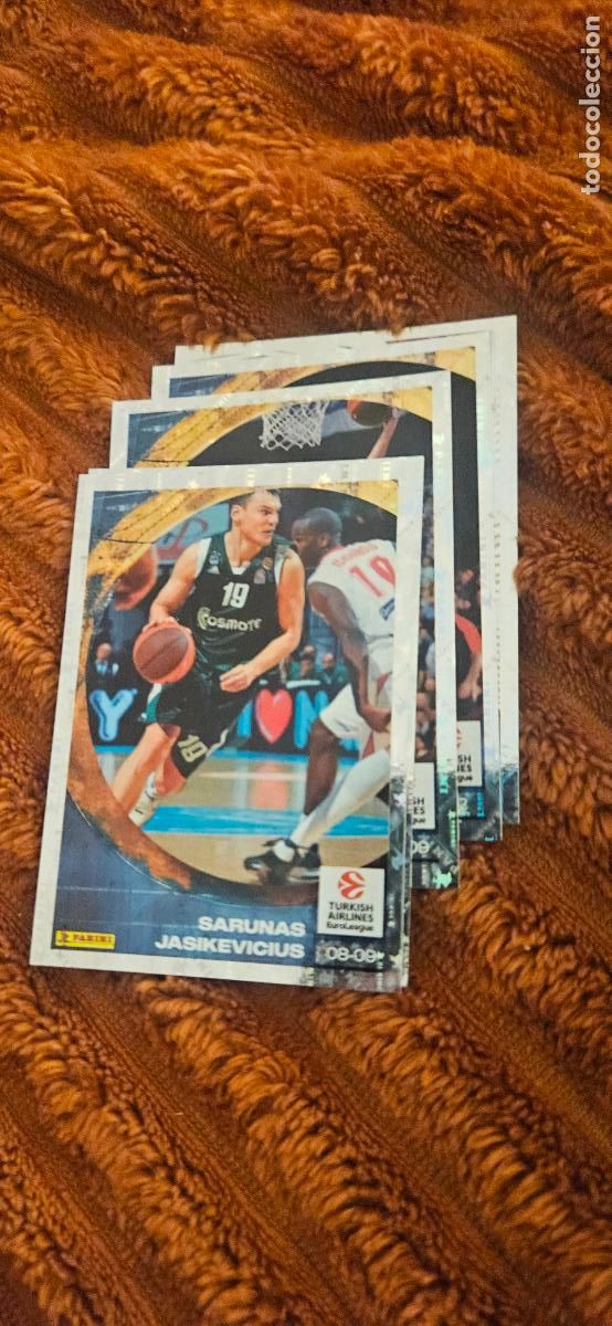 Cromos de Futebol: 400 jasikevicius euroliga euroleague 2024 2025 24 25 sin pegar