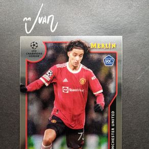 Charlie Savage & Zidane Iqbal 2021 Topps Now UCL Card #99 – Manchester United Rookie