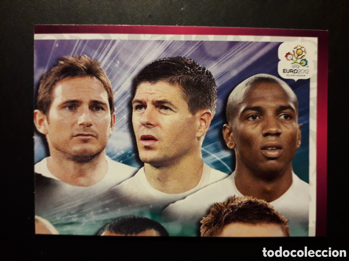 Cromos de f&uacute;tbol: EQUIPO N&deg; 487 INGLATERRA EURO 2012 POLONIA UCRANIA VERSI&Oacute;N ALEMANA SIN PEGAR PEDIDO M&Iacute;NIMO 3&euro;