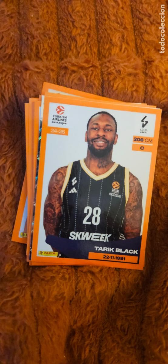 Cartes &agrave; collectionner de Football: 232 black asvel euroliga euroleague 2024 2025 24 25