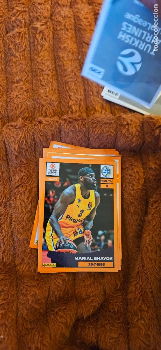 Cartes &agrave; collectionner de Football: 243 sayok macabbi l euroliga euroleague 2024 2025 24 25