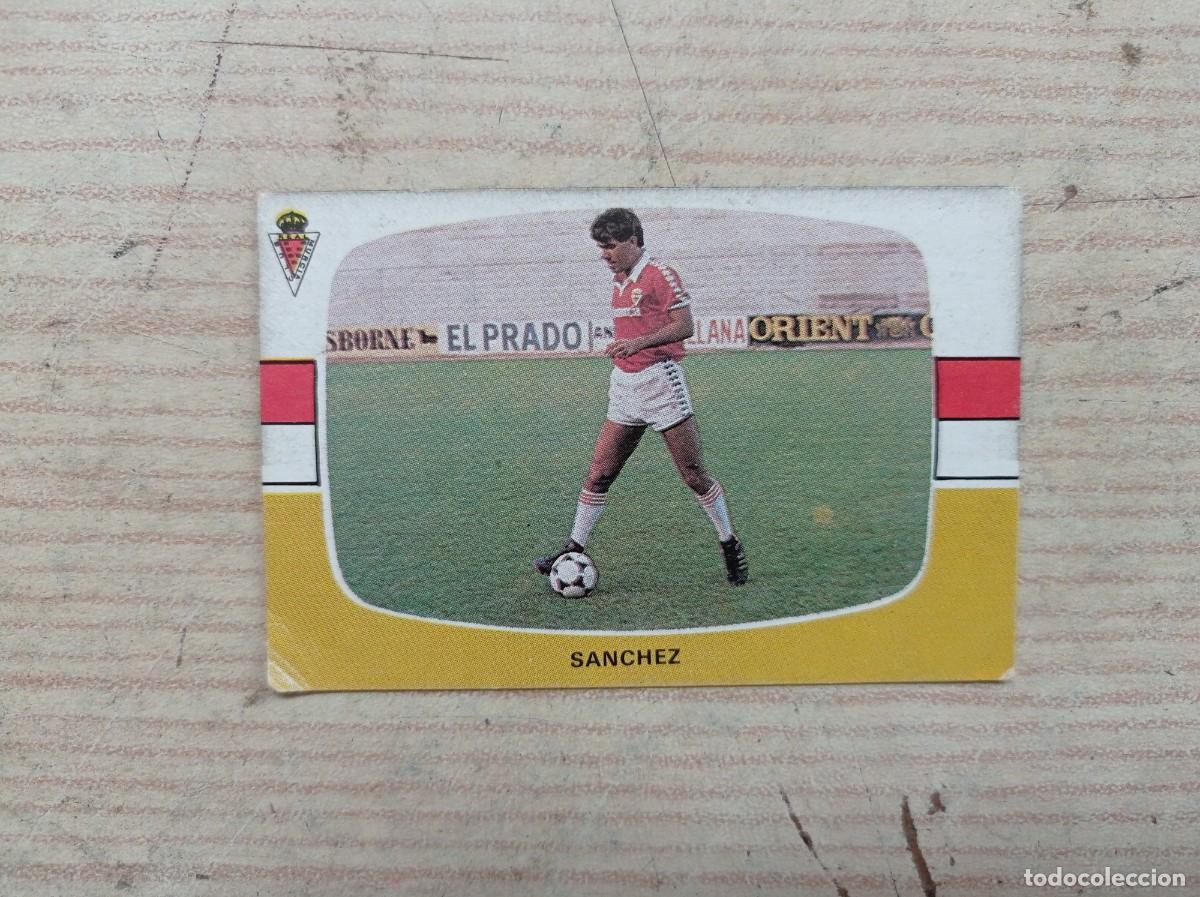 Fu&szlig;ball-Sticker: Cromo Futbol - Cromos Cano - 84-85 - 1984-1985 - Ultimos Fichajes - Sanchez 9-A - Real Murcia C.D.F