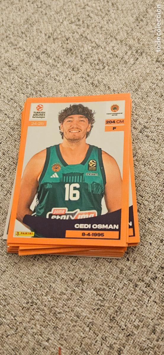 Cartes &agrave; collectionner de Football: 273 osman panathinaikos euroliga euroleague 2024 2025 24 25