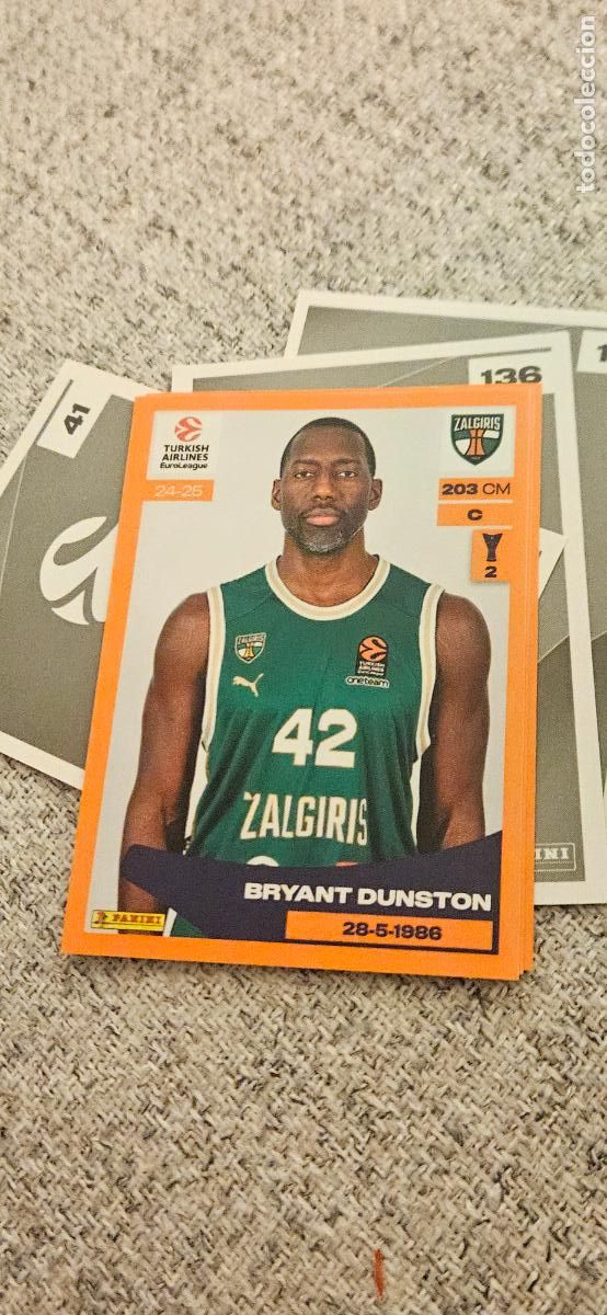 Cartes &agrave; collectionner de Football: 361 dunszalguiris kaunas euroliga euroleague 2024 2025 24 25