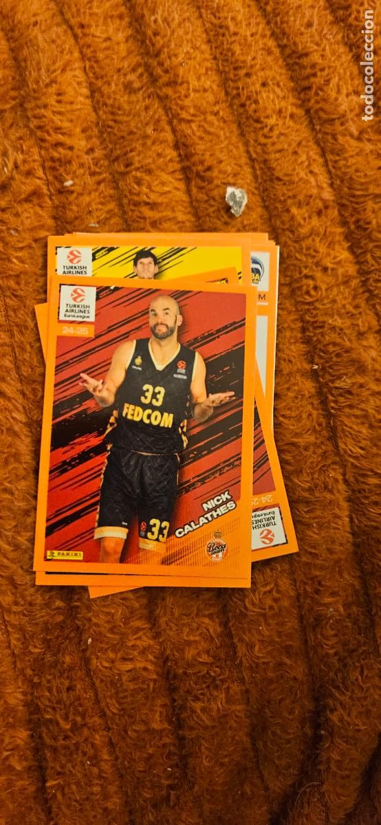 Cromos de f&uacute;tbol: 63 calatheuroliga euroleague 2024 2025 24 25