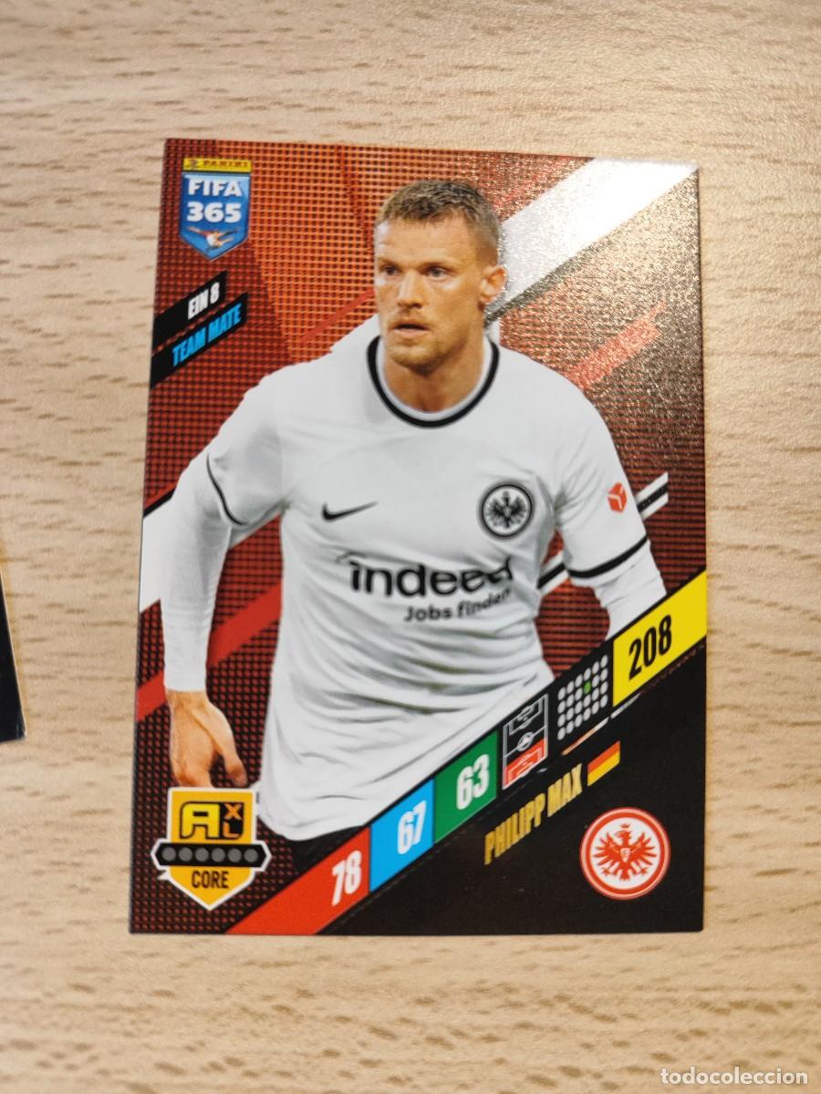 Cartes &agrave; collectionner de Football: EIN 8 EIN8 FIFA 365 2024 ADRENALYN XL PHILIPP MAX EINTRACHT FRANKFURT PANINI 24 2023 23 CARD