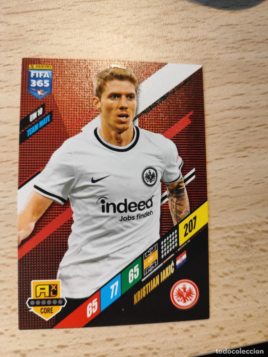 Fu&szlig;ball-Sticker: EIN 10 EIN10 FIFA 365 2024 ADRENALYN XL KRISTIJAN JAKIC EINTRACHT FRANKFURT PANINI 24 2023 23 CARD