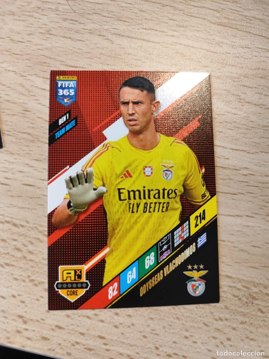 Football Stickers: BEN 1 BEN1 FIFA 365 2024 ADRENALYN XL ODYSSEAS VLACHODIMOS SL BENFICA PANINI 24 2023 23 CARD