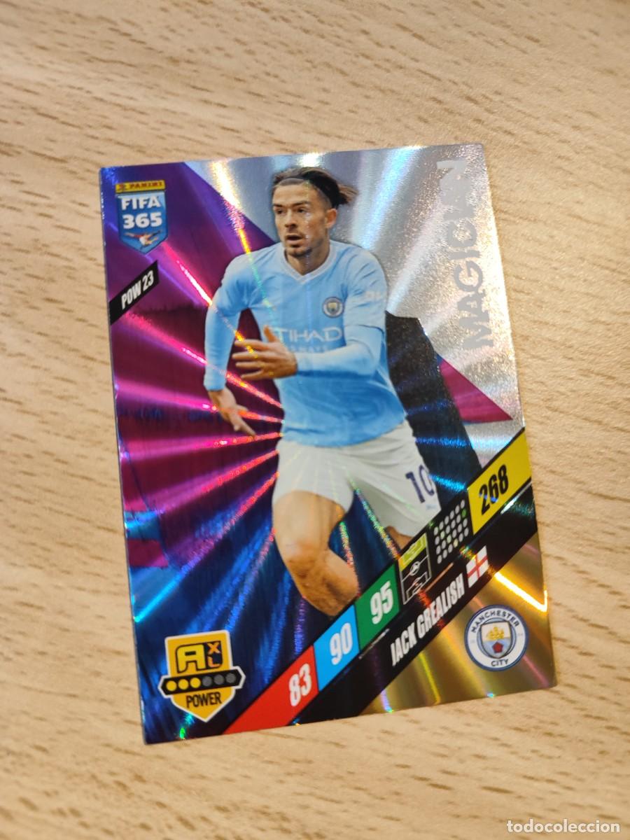 Cartes &agrave; collectionner de Football: POW 23 POW23 FIFA 365 2024 ADRENALYN XL JACK GREALISH MANCHESTER CITY PANINI 24 2023 23 CARD POWER