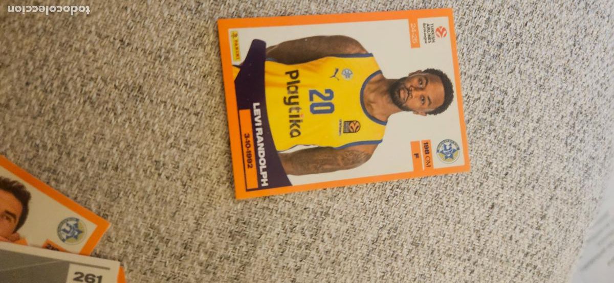 Figurine di Calcio: 248 randolph macabbi euroliga euroleague 2024 2025 24 25