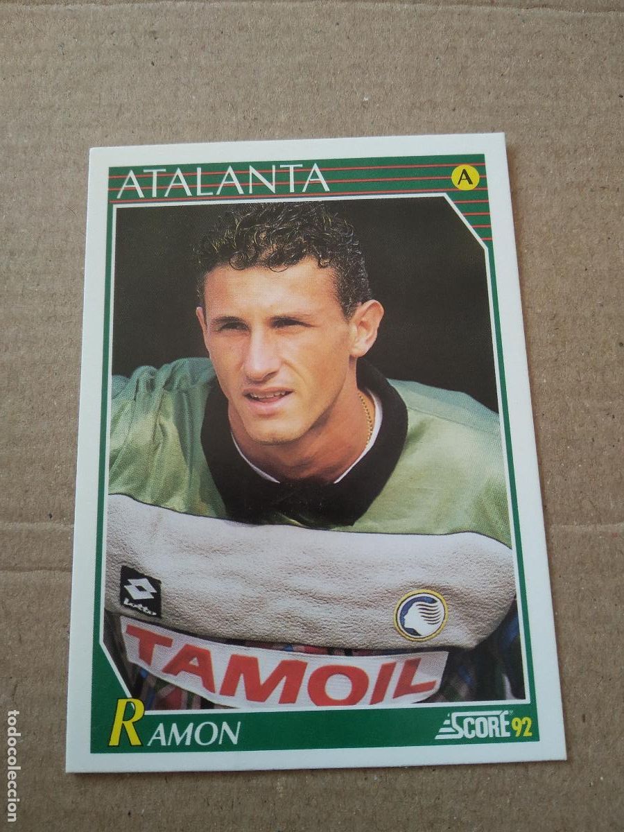 Cromos de F&uacute;tbol: 27 RAMON ATALANTA CROMO FUTBOL SCORE 1991-1992 LIGA ITALIA SERIE A 91-92