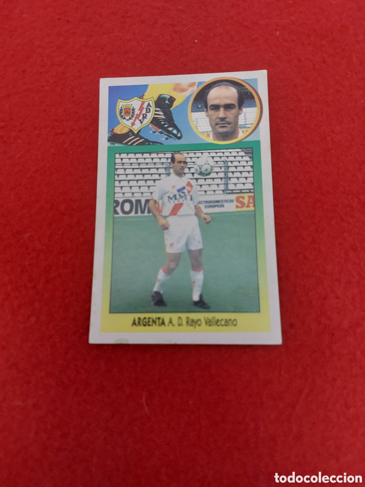 Cromos de f&uacute;tbol: Argenta baja rayo vallecano 93/94 - Foto 2