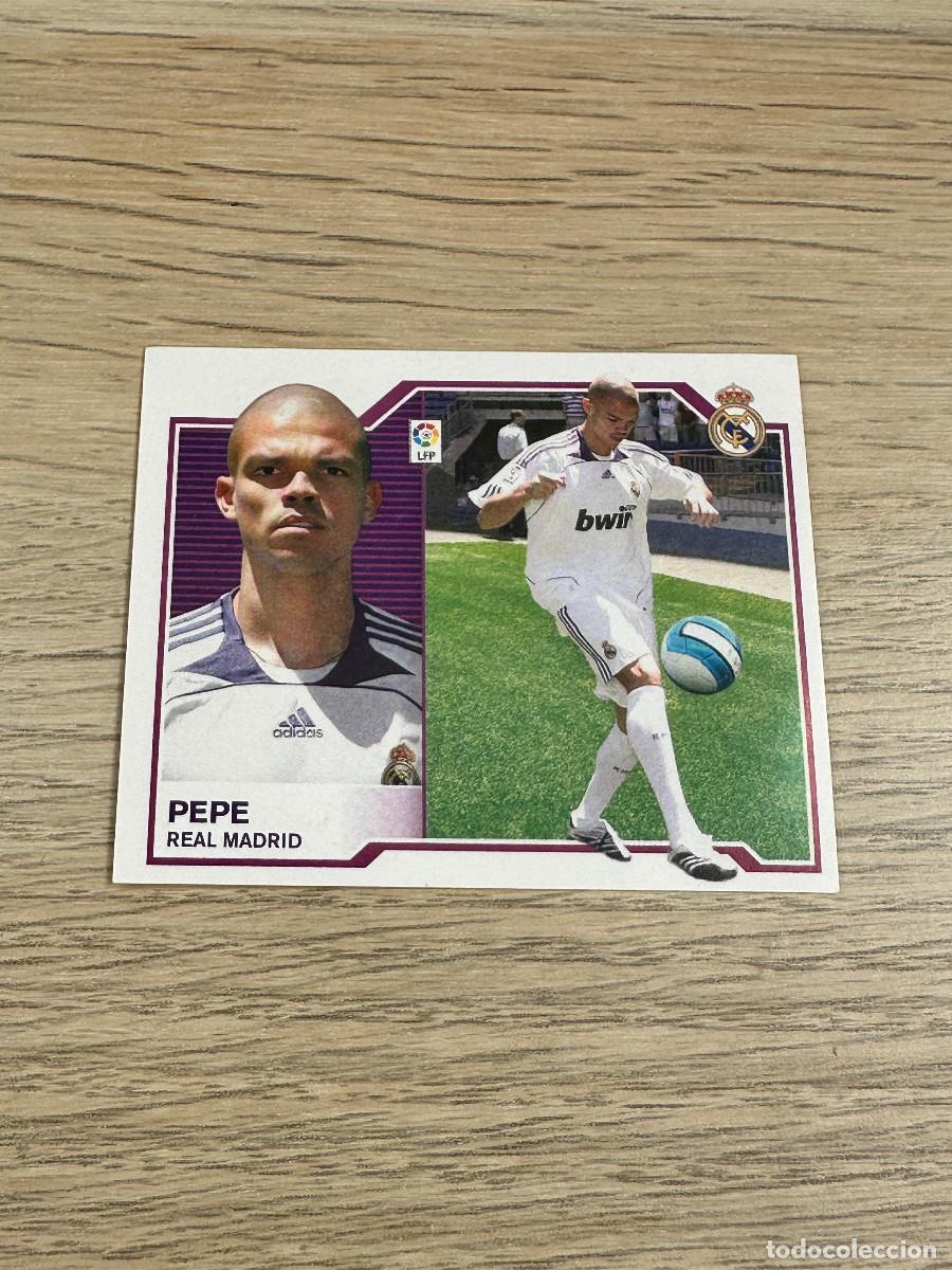 Cromos de F&uacute;tbol: PEPE REAL MADRID EDICIONES ESTE LIGA 07-08 PANINI 2007 2008 SIN PEGAR