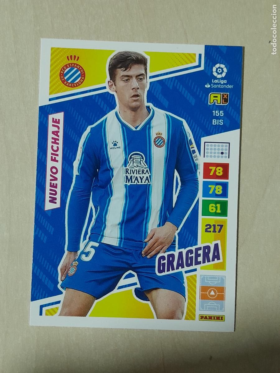 Cromos de F&uacute;tbol: FICHA N&ordm; 155 BIS - GRAGERA - ADRENALYN 22 23 - PANINI 2022 - 23 - CROMO - NUEVO FICHAJE