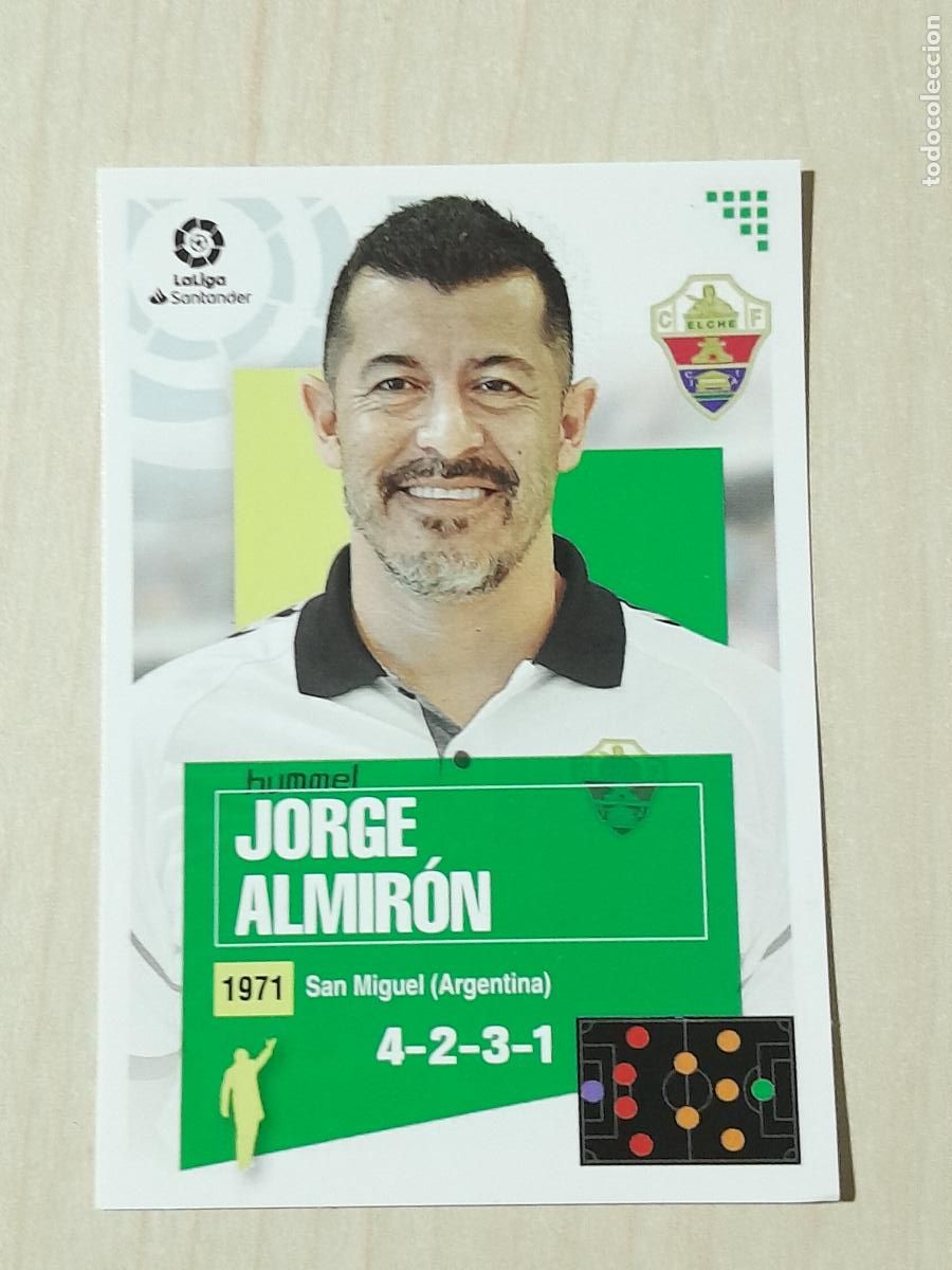 Cromos de f&uacute;tbol: EDICIONES ESTE 2020 21 - JORGE ALMIRON - CROMO SIN PEGAR - ELCHE - Foto 1