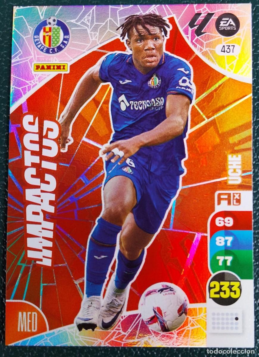 Cromos de F&uacute;tbol: 437 UCHE GETAFE CF IMPACTOS FICHAS ALBUM ADRENALYN XL 2024 2025 24 25