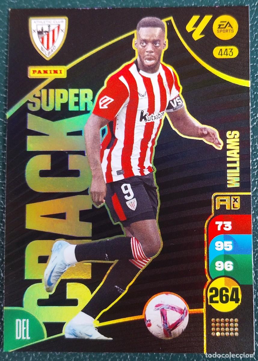 Figurine di Calcio: 443 WILLIAMS ATHLETIC DE BILBAO SUPER CRACK FICHAS ALBUM ADRENALYN XL 2024 2025 24 25