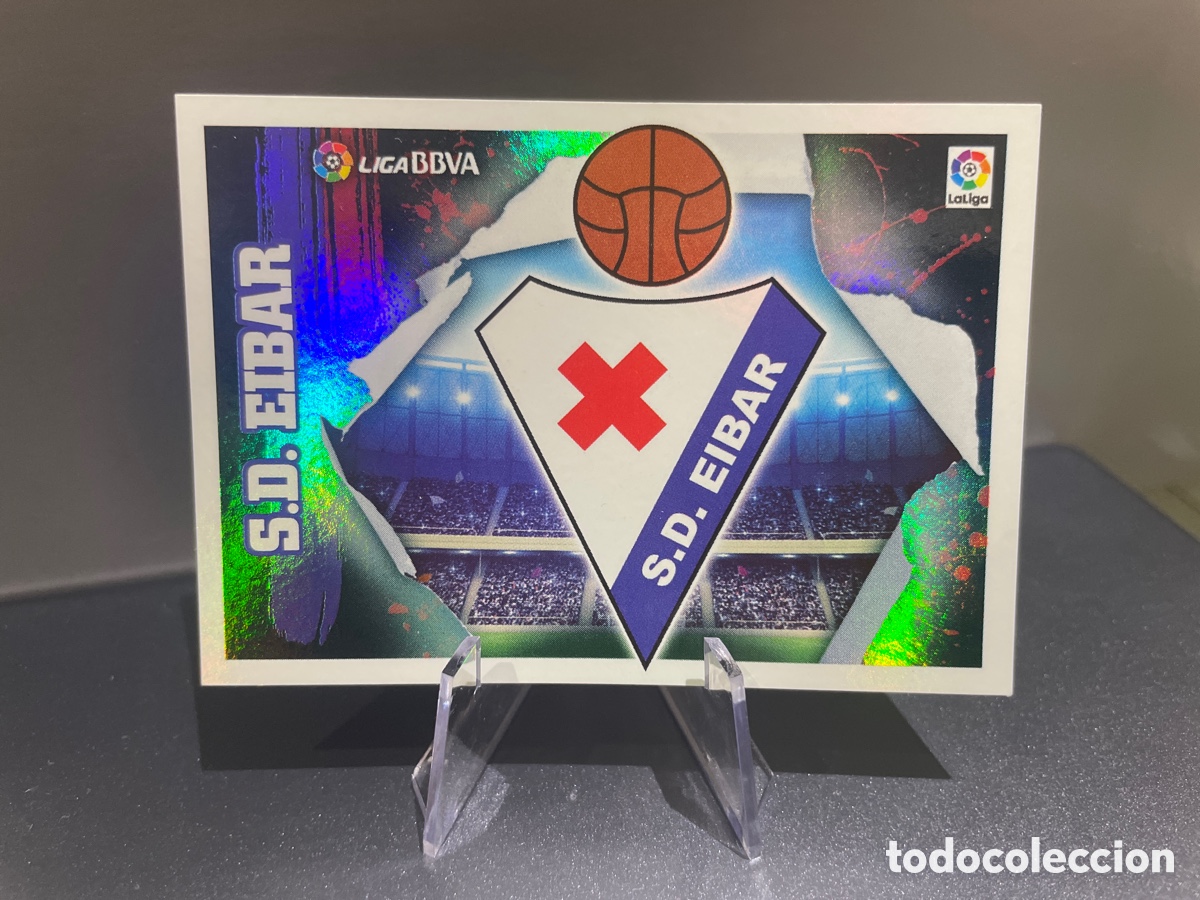 Cromos de f&uacute;tbol: Escudo Eibar 1 Liga Este 2015-16 2015 2016 Panini Eibar - Foto 1