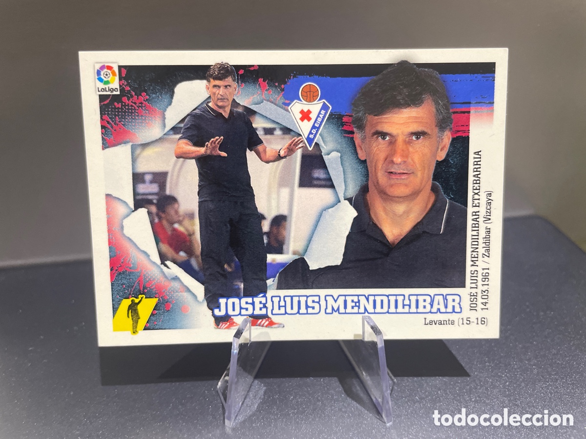 Cromos de f&uacute;tbol: Mendilibar 2 Liga Este 2015-16 2015 2016 Panini Eibar - Foto 1