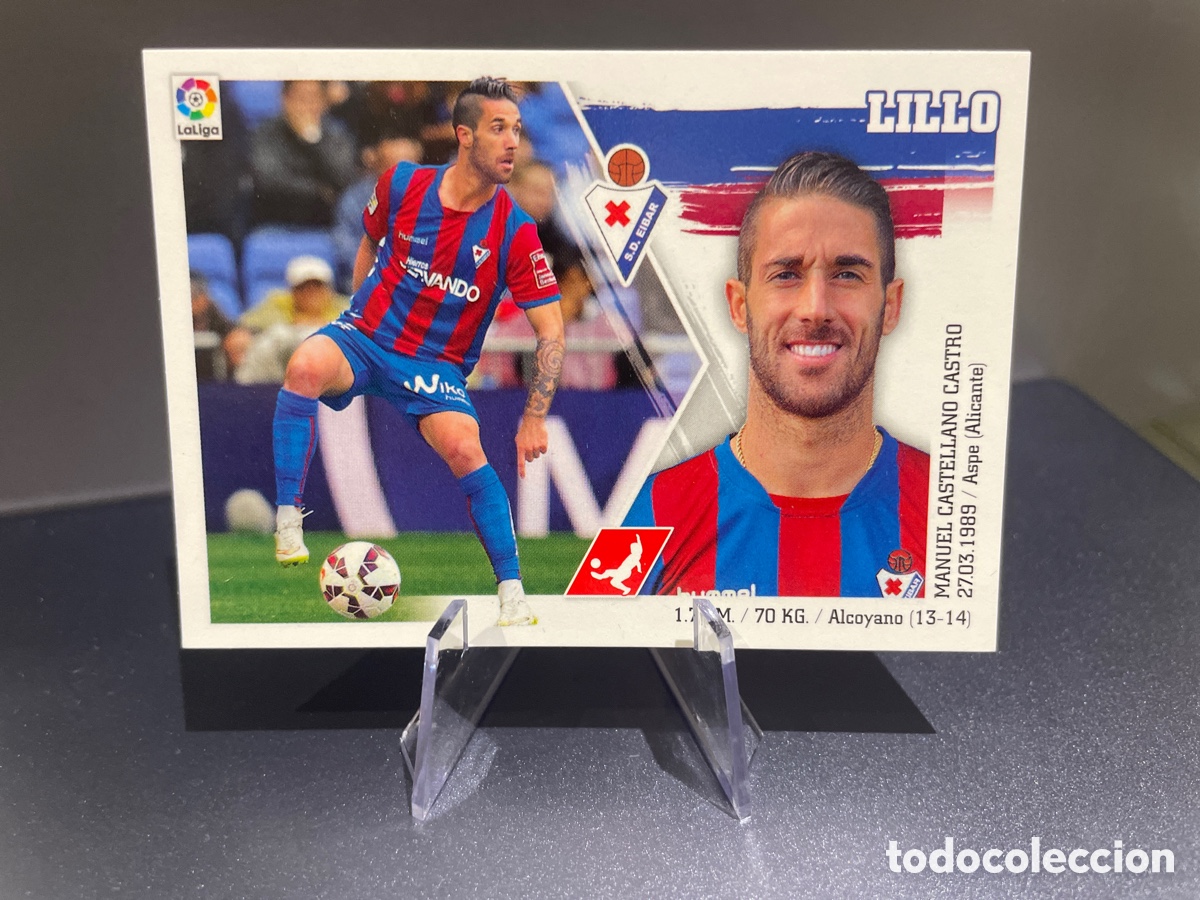 Cromos de f&uacute;tbol: Lillo 8 Liga Este 2015-16 2015 2016 Panini Eibar - Foto 1