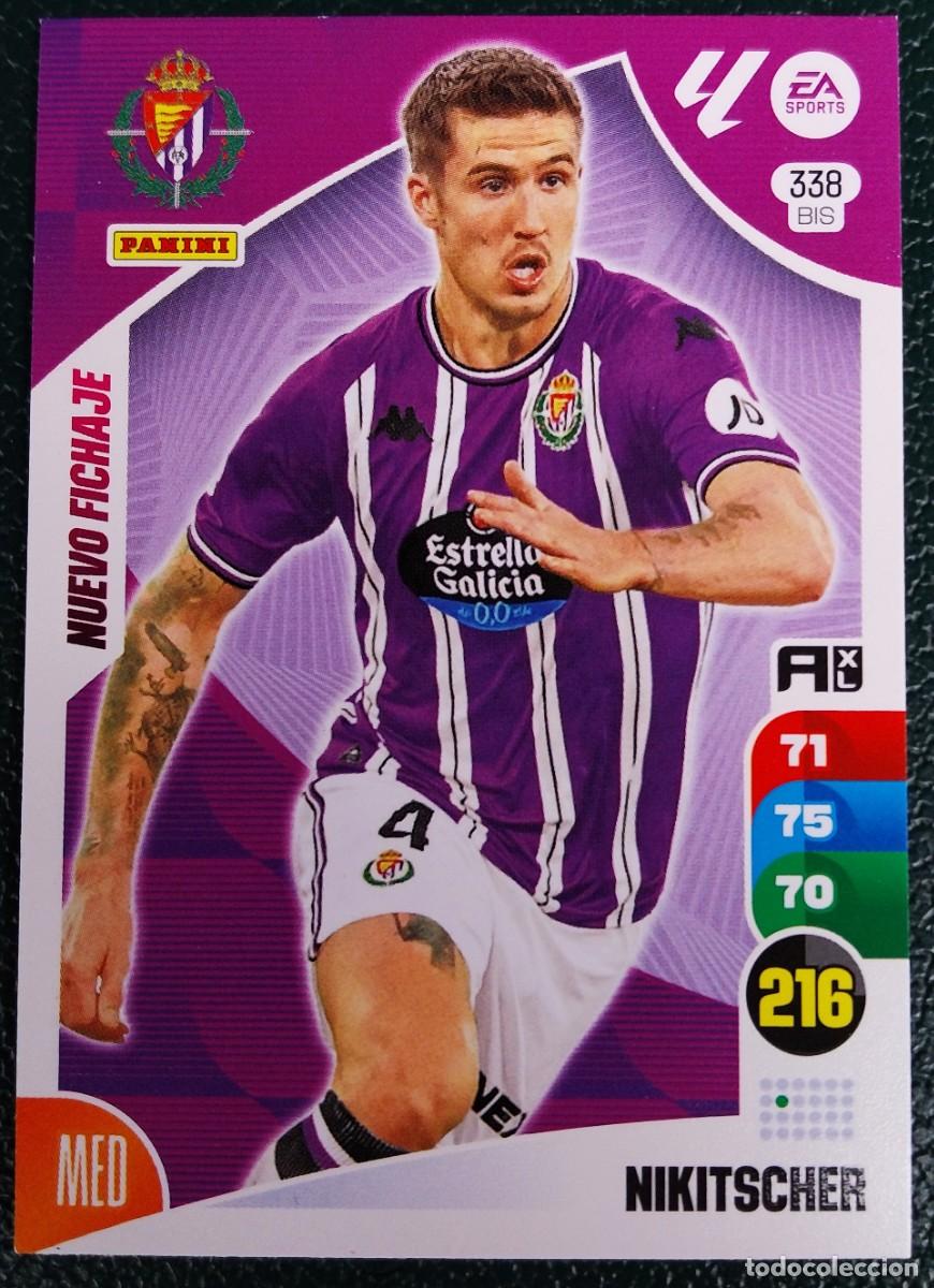 Cromos de Futebol: 338 BIS NIKITSCHER REAL VALLADOLID NUEVO FICHAJE FICHAS ALBUM ADRENALYN XL 2024 2025 24 25