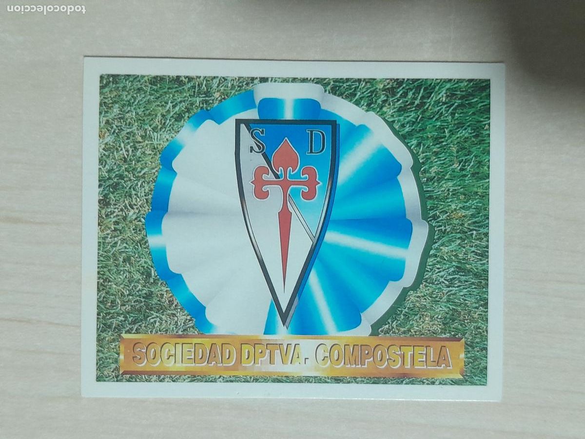 Cromos de Futebol: CROMO ESCUDO - ESTE 1994 95 - 94 95 - CROMO SIN PEGAR - COMPOSTELA