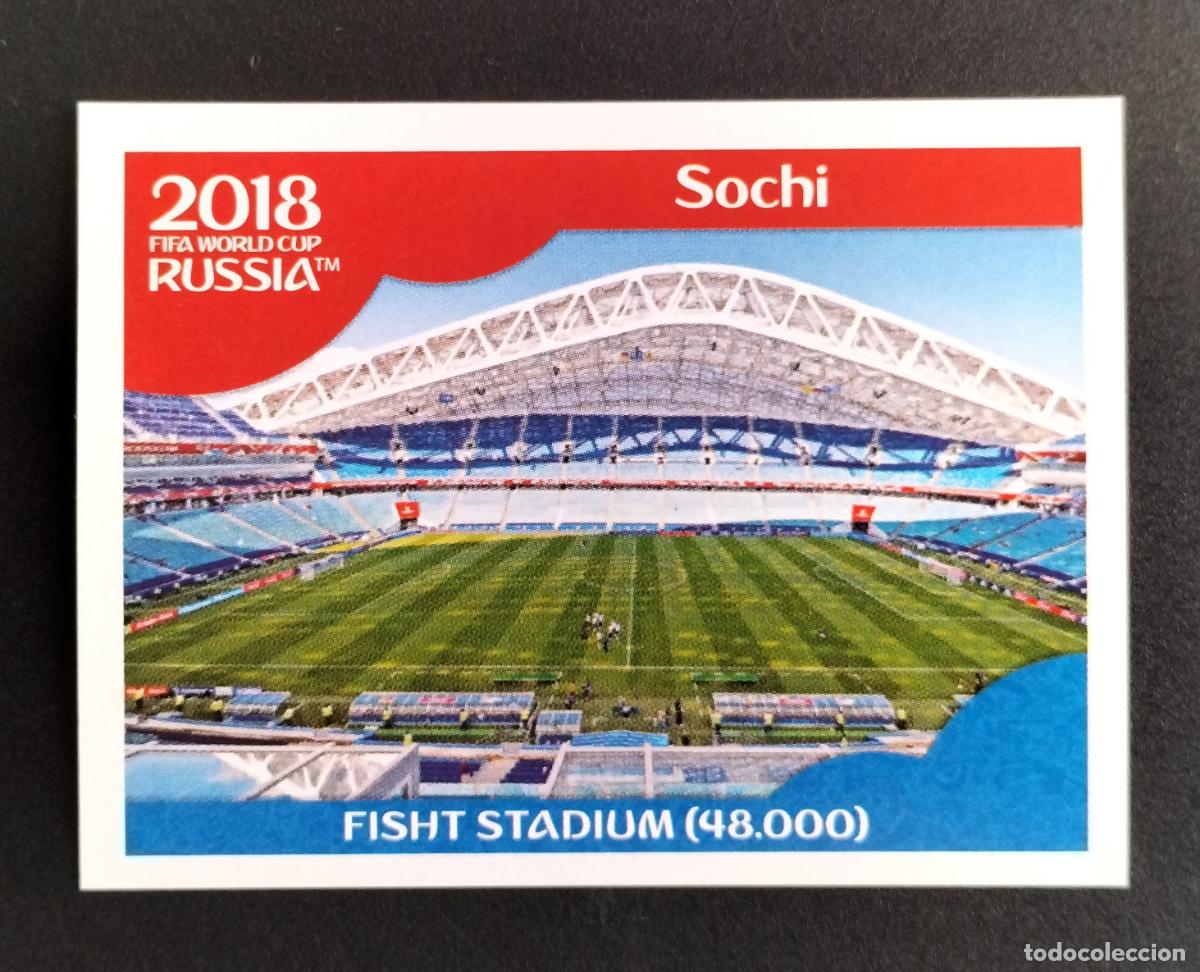 Cromos de F&uacute;tbol: 18 ESTADIO SOCHI FISHT STADIUM VERSION PINK BACK MUNDIAL 18 FIFA WORLD CUP RUSSIA RUSIA 2018