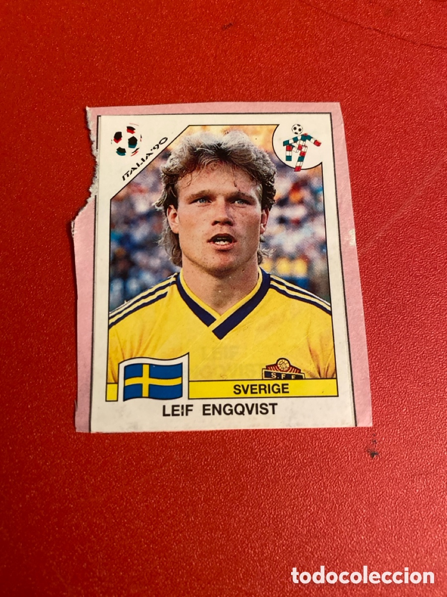 Fu&szlig;ball-Sticker: Cromo panini mundial Italia 90 n&uacute;mero 240 Engqvist - Stickers album world cup Italy 1990
