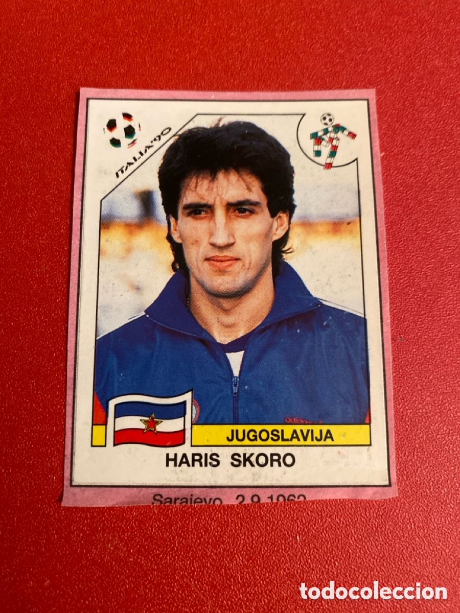 Figurine di Calcio: Cromo panini mundial Italia 90 n&uacute;mero 285 Skoro - Sticker album world cup Italy 1990