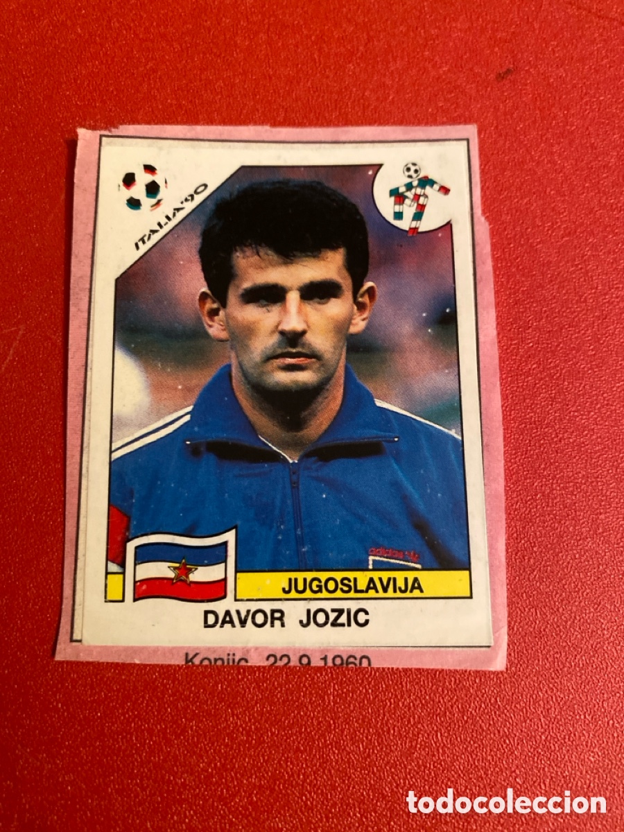 Cromos de f&uacute;tbol: Cromo panini mundial Italia 90 n&uacute;mero 272 Jozic - Stickers album world cup Italy 1990