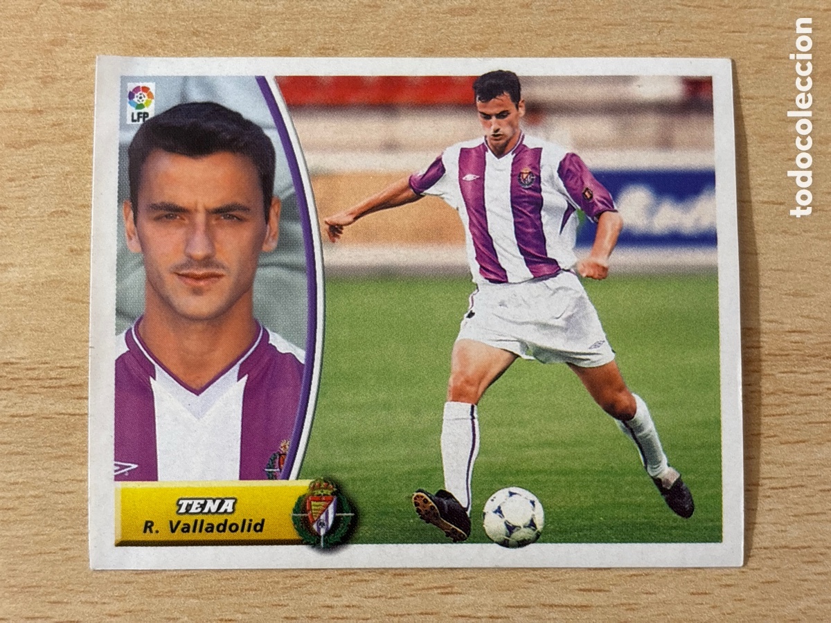 Cromos de f&uacute;tbol: Tena Coloca Real Valladolid Ediciones Este 2003-04 ventanilla lateral - Foto 1
