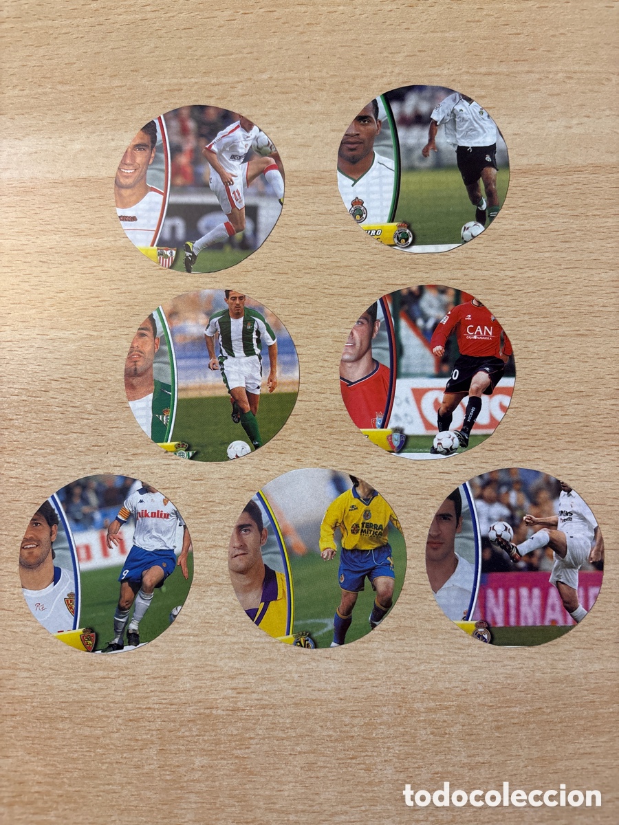 Cromos de f&uacute;tbol: 7 cromos Nutella Ediciones Este 2003-04 recortados - Foto 2