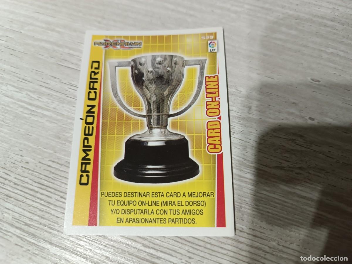 Cromos de f&uacute;tbol: CAMPE&Oacute;N CARD ADRENALYN 2012 2013 12 13