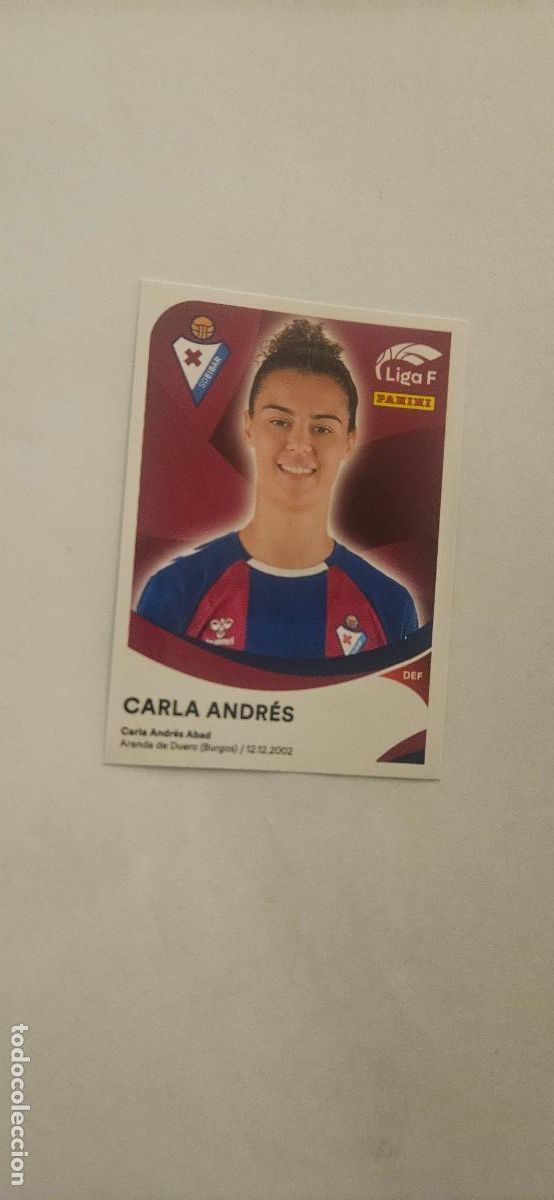 Football Stickers: 130 andres eibar l iga F femenina 2024 2025 24 25 sin pegar