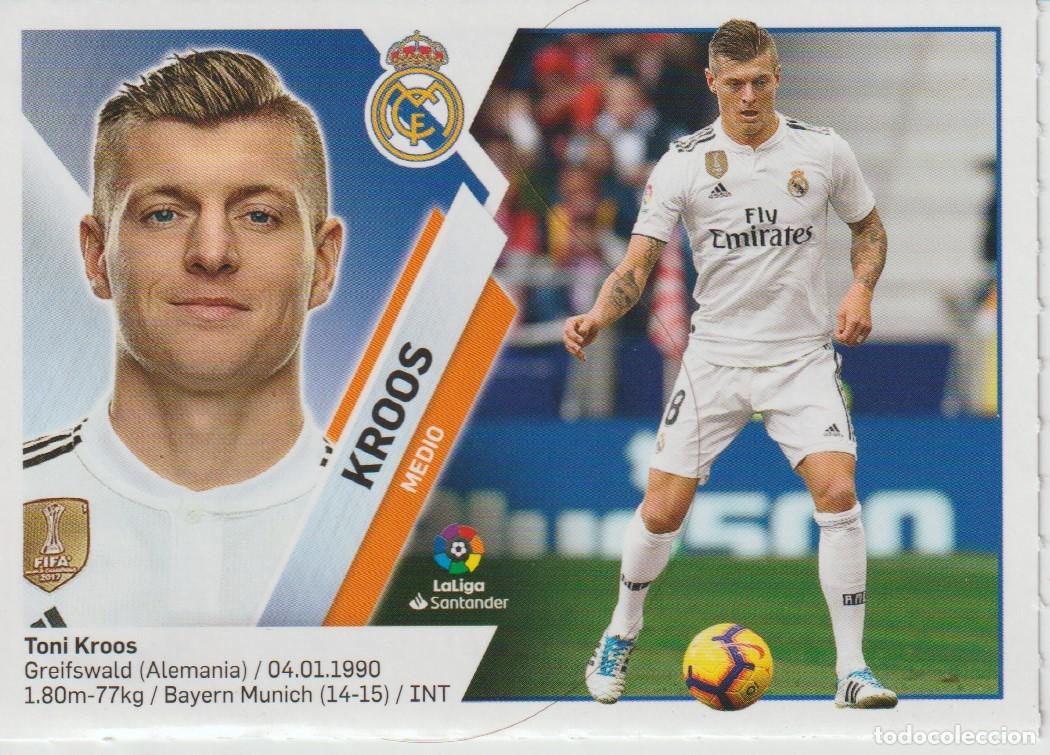 Cromos de f&uacute;tbol: CROMO FUTBOL LIGA ESTE 2019-2020 - REAL MADRID - KROOS 9