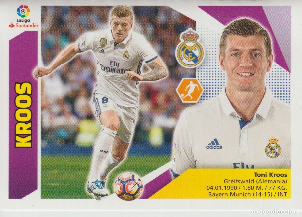 Figurine di Calcio: CROMO FUTBOL LIGA ESTE 2017-2018 - REAL MADRID - KROOS 10